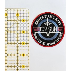 United States Navy Top Gun Iron On Patch