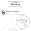 Cast Itch Scratcher and Cleaner Sanitizer for Itching and Cleansing