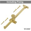 TERF® 250mm Heavy Duty Polished Brass Adjustable Sliding Screw Down