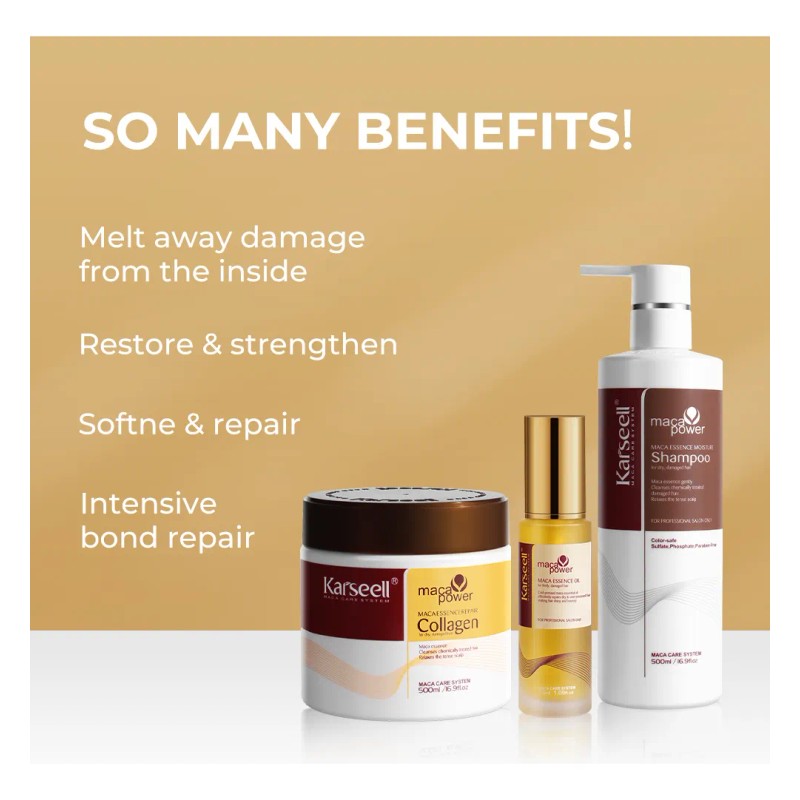 Karseell Tratamiento Capilar+aceite+shampoo