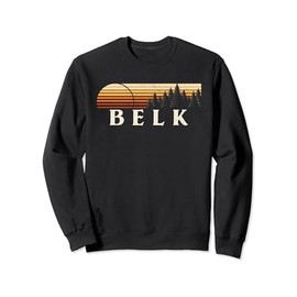 Belk, TX Vintage Evergreen Sunset Eighties Retro Sweatshirt