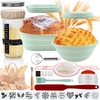 Clakioom Banneton Bread Proofing Basket Sourdough Starter Kit, 34oz Sourdough