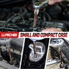 LLNDEI 3/8-Inch Drive Extra Long Allen Hex Bit Socket Set