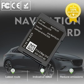 A2189068403 Newest Navigation SD Card for CLA/GLC/GLA/AMG/A/B/C/E-Class - MAP 14.0 (for Audio 20 with NTG Code 522, Includes Can/Mex/USA Maps)