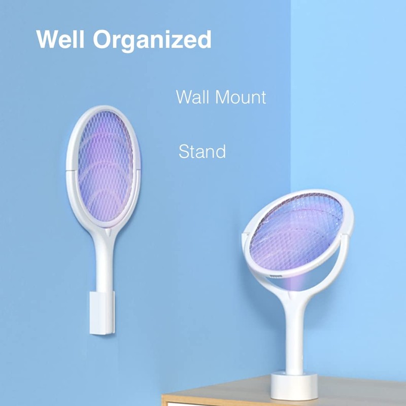 2-Pack Anne Diary Electric Bug Zapper Racket Mosquito Fly Gnat