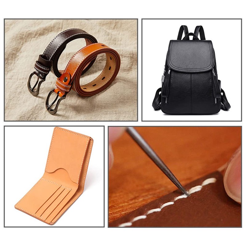 Awl Stainless Wood Handle Sewing DIY Stitching Craft Hole Punching