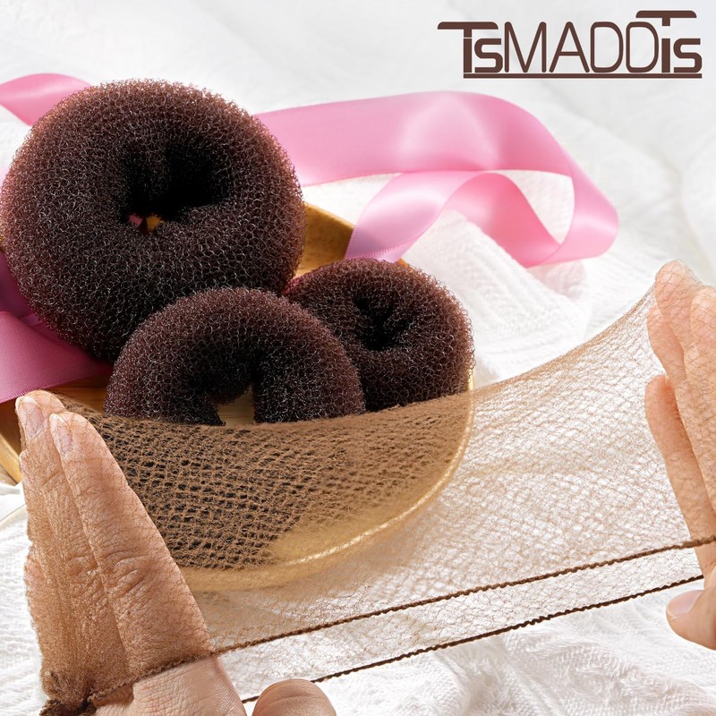 TsMADDTs Set De Moños Y Redecillas Para El Cabello Set