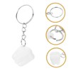 Baluue 5pcs Tooth Shaped Keychain Set Cute Tooth Holder Key