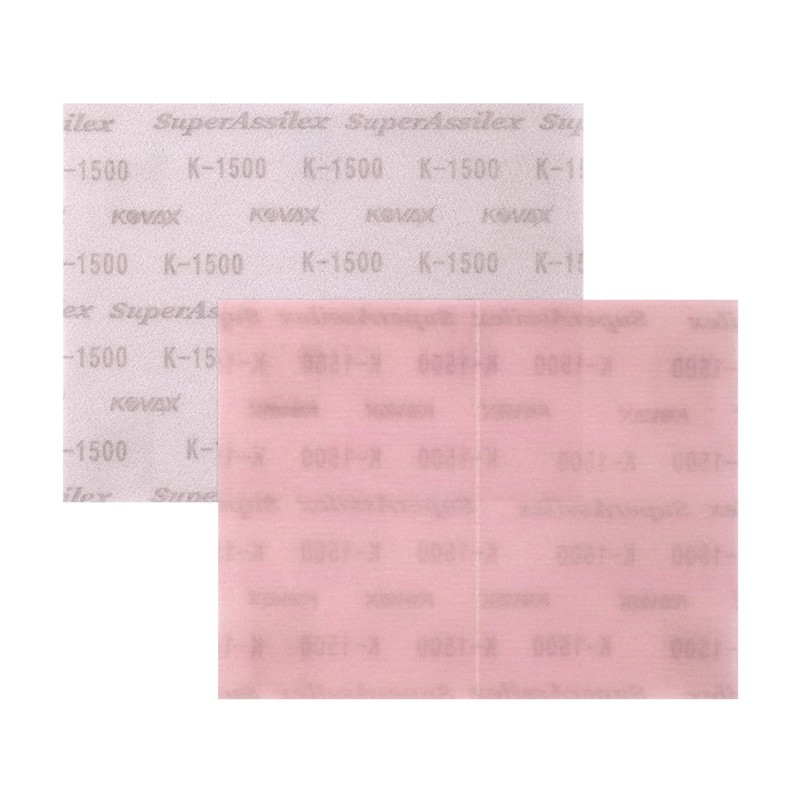 Super Assilex Flexible Sanding Sheets Job-PAK, Peach K-1500, U191-2505L, 4