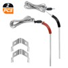 Bowarepro Pack of 2 Grill Replacement Probes Compatible with Weber