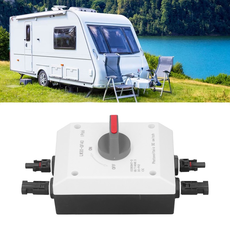 Photovoltaic DC Isolator Solar Switch IP66 Waterproof Insulated Switch for