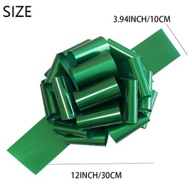 1Pcs Large Pull Bow,12" Wide,Large Gift Bows,Big Bow for Present,Christmas,Baby Shower,Bikes, Appliances,Decorations on Tables