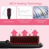 MiroPure Hair Straightening Brush 2-in-1 Ionic Hot Comb with Anti-Scald