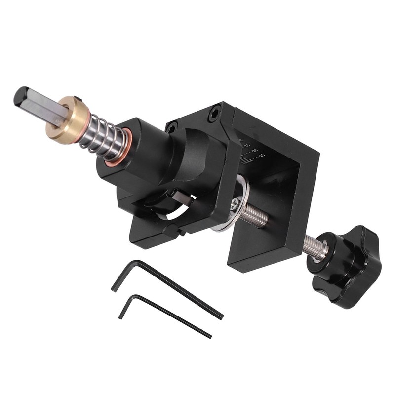 Hinge Hole Punch Locator Cabinet Hardware Drilling Guide Jig Woodworking