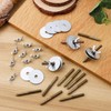 Lurrose 12pcs Birdcage Perch Mounting Screw Kit with Wing Nut