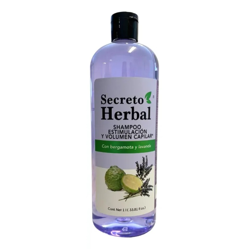 Shampoo Secreto Herbal Bergamota Volumen Capilar 6 Piezas