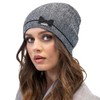 VIVISENCE Women's Winter Knitted Hat Warm Winter Hat with Wool