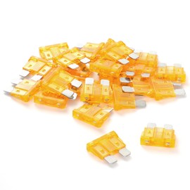 (25Pcs) 5 Amp Standard Car Fuses, 5A Automotive Fuse(ATO/ATC), Blade Fuse for Car/RV/Truck/SUV/Motorcycle/Boat