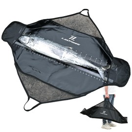 LEOFISHING Fishing Tournament Weigh in Fish Bag, Fish Weigh Bags Folding Weigh Sling Fish Bag Bass Weigh in Bag Tournament Fish Bags Heavy Duty Fish Transport Bag with Strong Nylon Handles and Ruler