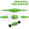 6FT SC/APC to SC/APC Fiber Optic Internet Cable, Armored Single