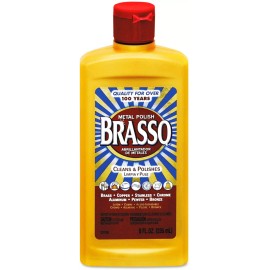 BRASSO Metal Polish Cleaner brass copper stainless chrome aluminum pewter 76523