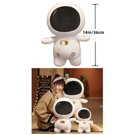 Xshelley 35 cm Astronaut Stuffed Plush Toy Cushion, Spaceman Body Cushion, Plush Doll, Soft Couch Cushion, Ornaments
