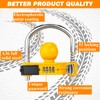 Funmit Trailer Lock Universal Hitch Lock with Combination Lock, fit
