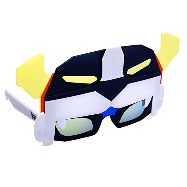 Sun-Staches Officially Licensed Voltron Defender Shades, Instant Costume Party Favor Sunglasses, Multicolor