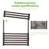 BUKLIYN Outdoor Privacy Screens - Length: 43in, Height: 70.8in Exterior