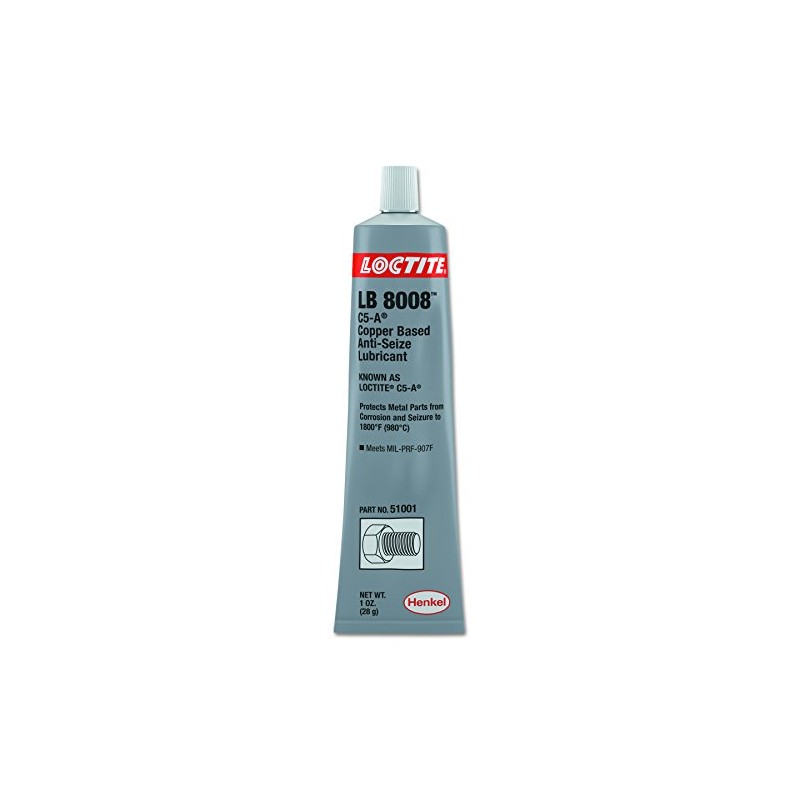 Loctite 51001 C5-A Copper Based Anti-Seize Lubricant, 1 oz. Tube