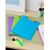 Seco Foldover Clipboard - Pack of 4 Assorted Colours