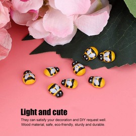 Estink Pequeñas Pegatinas de Insectos de, Abejas de, Pegatinas de Insectos para Niños, Adornos Autoadhesivos, Mini Pegatinas Decorativas para álbumes de Recortes, (Abeja)