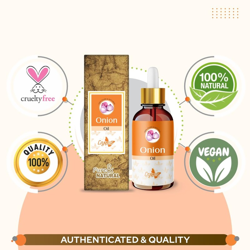 Crysalis Onion Pure Essential Oil (Allium cepa) Steam Distilled Essential