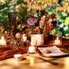 Letine 36-Pack Votive Candle Holders - Clear Glass Tea Light