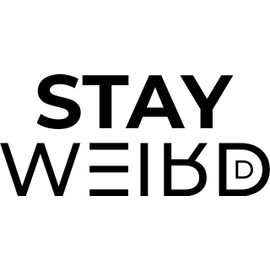 SEC Apparel Stay Weird Iron On Patches Decals Transfers Applique letters for t Shirts Fabric Clothing | Funny