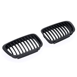 Radiator Sport Front Ribbed Grill Black Matt Registration Free Set