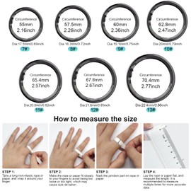 Domhong Smart Ring for Women Men - Fitness Tracker with Heart Rate/Blood Oxygen/Stress Monitor/Steps/Sleep Tracking, No App Subscription, 5ATM Waterproof Health Rings