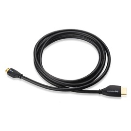 Cable Matters High-Speed 4K@60Hz Mini HDMI to HDMI Cable 6ft (4K HDMI to Mini HDMI/HDMI Mini to HDMI Cable) - HDMI 2.0 Ready for Tablets, Nikon, Sony, Canon DSLR, Raspberry Pi Zero, 6 Feet