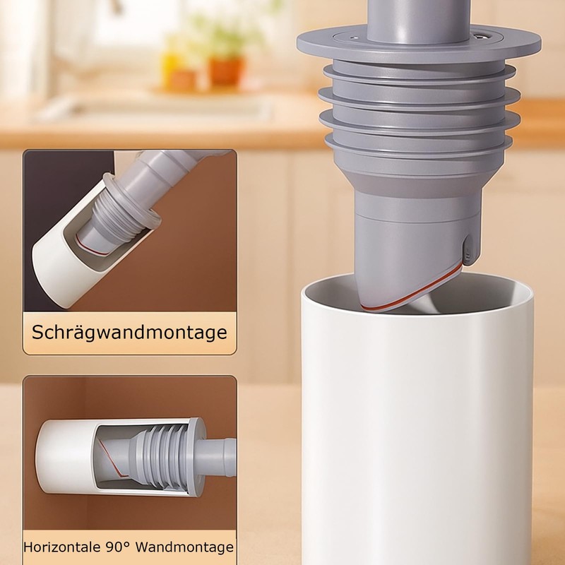 2 x Washing Machine Drain Adapter, Washing Machine Drain Double