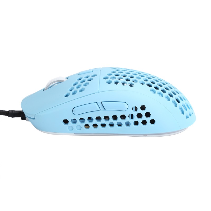 Wire Mouse Hollow Design DPI Adjustable RGB Lighting Effect Laptop
