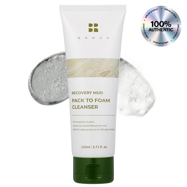 BRMUD Relief Mud Pack to Foam Facial Cleanser - Official