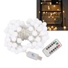 LED Ball String Lights USB Interface 8 Light Modes Warm