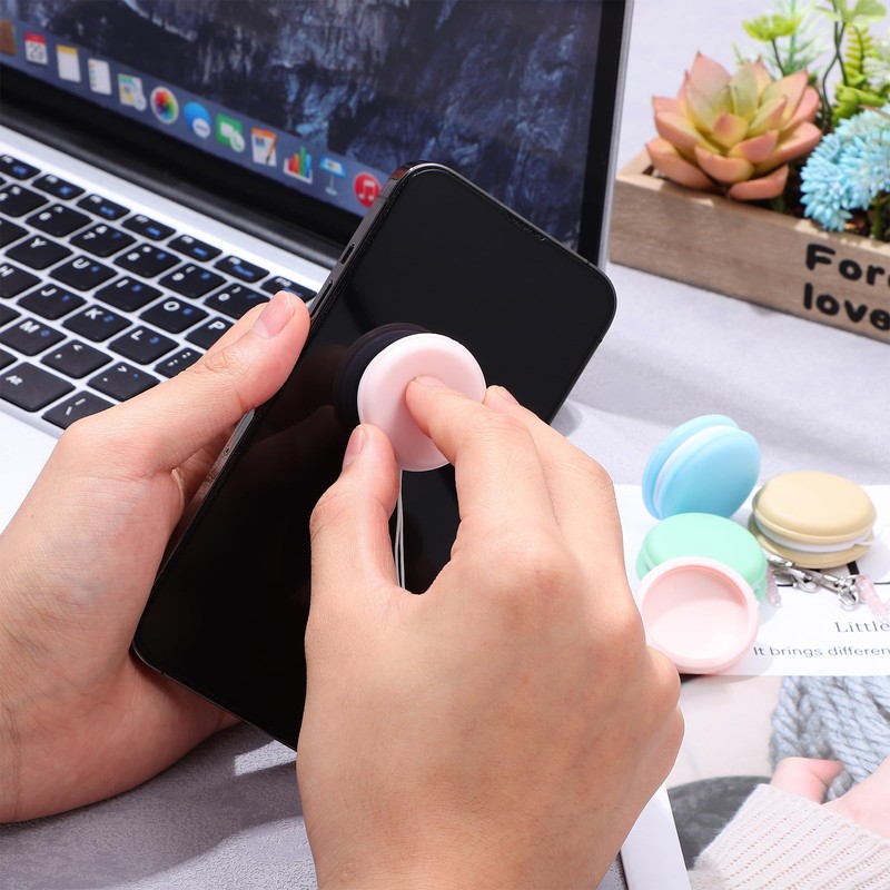 4pcs Macaron Screen Cleaner Set：Macaron Phone Cleaning Wipes，Mobile Phone Screen