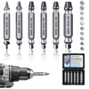 Sliver Damaged Screw Extractor Kit and Stripped Screw Extractor Set