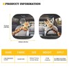 KEIAHUAN Funny Giraffe Driving Windshield Sun Shade for Car Foldable