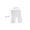 Healeved 4pcs Shaped Facial Towels Coral Fleece for Skincare Cleansing