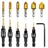 12 PCS Countersink Drill Bit Set, Counter Sink Drill Bits
