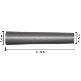 rukauf.. Large Foam Roller Moulds Set 13.5 cm Non-Stick Coated Teflon Traditional Baking Mould Iridescent Curl Shape Tubes Piping Nozzles Cream Rolls (15)