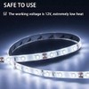 GUOTONG White LED Strip Lights, Waterproof cuttable 300 SMD 2835