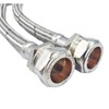 Pair of Flexible Hose Pipes Connectors Tails 22mm x 22mm